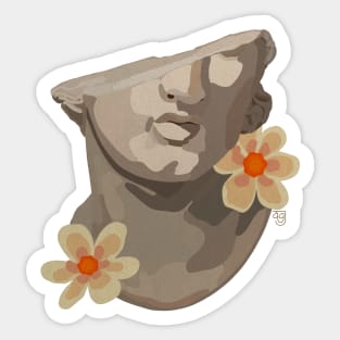 Broken (but in bloom) Sticker